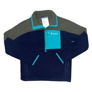 Cotopaxi Blue and Gray Fleece Pullover